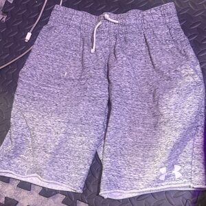 Under Armour Heather Gray Workout Shorts